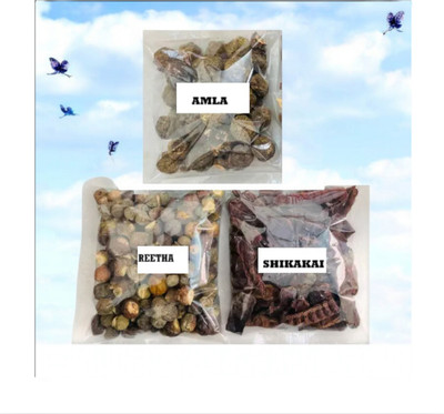 Beautoherb Shikakai Amla Ritha Raw For Hair(300 g)