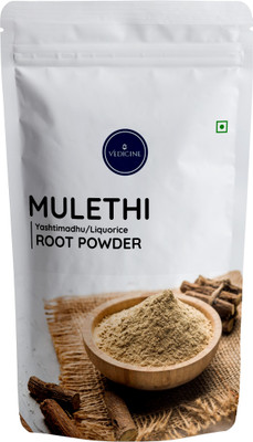 VEDICINE Mulethi Powder Glycyrrhiza licorice Root Powder(100 g)