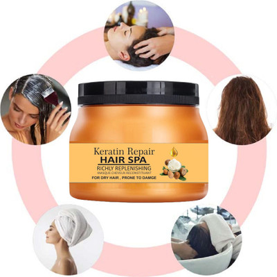 KA-KAIASHA Spa Cream for Dry & Damaged Hair with Moisture Lock Formulation(200 ml)