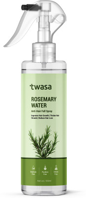 Twasa Rosemary Water Spray For Hair Growth & Thickness| Controls Hairfall & Adds Shine Hair Spray(100 g)