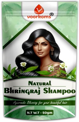 voorkoms Natural Bhringraj Shampoo Pure Bhringraj Powder For Hair Fall 50g(50 g)