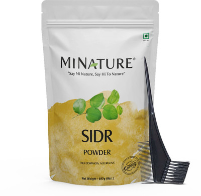 mi nature Sidr Powder for Hair|Natural Cleanser & Conditioner| Mucilages & Saponins (227g)(227 g)