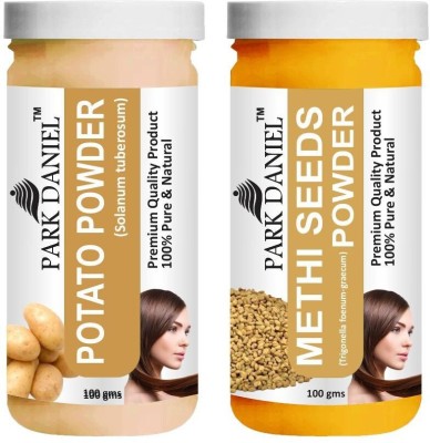 PARK DANIEL Natural Potato Powder & Methi Powder Combo Pack of 2 Jars of 100 gms(200 gms)(200 g)