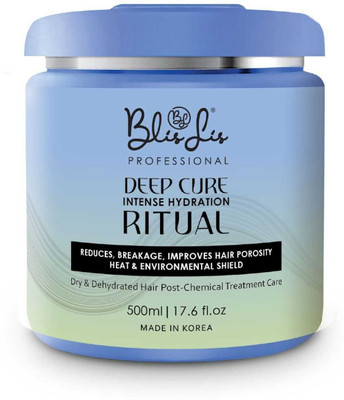 Blislis Deep Cure Intense Hydration Ritual Hair Mask | Dry & Damaged Hair Repair(500 ml)
