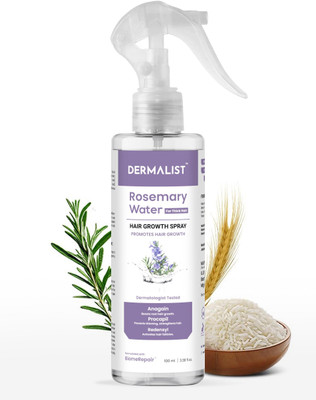 Dermalist Rosemary Water For Hair Growth | Spray for Regrowth Anti Dandruff Men & Women(100 ml)