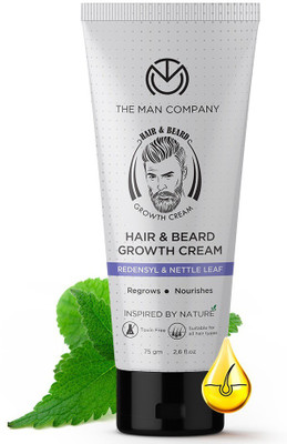 THE MAN COMPANY Hair & Beard Growth Cream with Redensyl for Hair Regrowth Nourishing Cream (75 g)