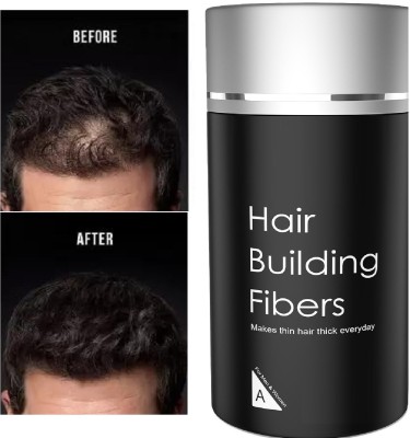 WOONGMI Instaint And quick Black Hair Volumizer Hair Fiber(25 g)