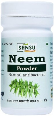 Sansu Neem Powder Natural Antibacterial | 100g x 4 |(400 g)