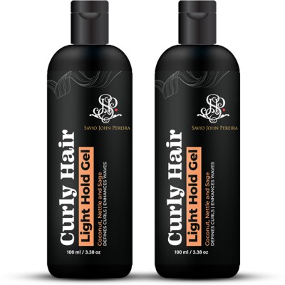 Prolixr Curly Hair Gel Light | Created by Savio John Pereira (Pack of 2)(240 ml)