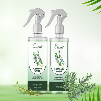 Etszaz Pack of 2 Pure And Natural Rosemary Water for Hair Growth & Nourishment(200 ml)