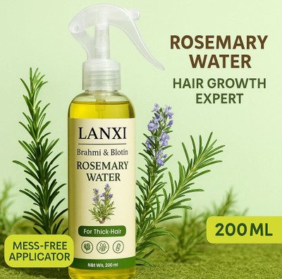 LANXI Rosemary water hair growth spray pack of 2(400 ml)