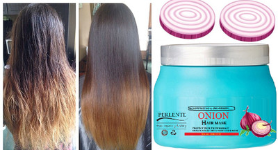 PERLENTE Ultra Smoothing Onion Hair Mask For Dry & Frizzy Hair(200 ml)