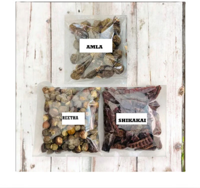 Beautoherb Shikakai Aritha Amla raw New Pack(300 g)