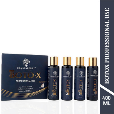 Crystal Tree Botx Hair Care Mondose Treatment All type of Hair 100 ML X 4(400 ml)