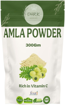 DHRK Dried Amla Powder | Natural Indian Gooseberry Powder For Healthy Hair And Skin(300 g)