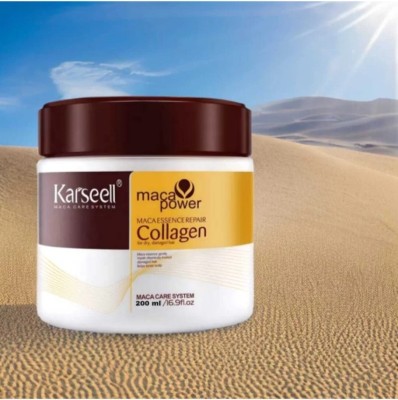 Kenkoderm collagen hair mask for damage and dry hair best results new(200 ml)