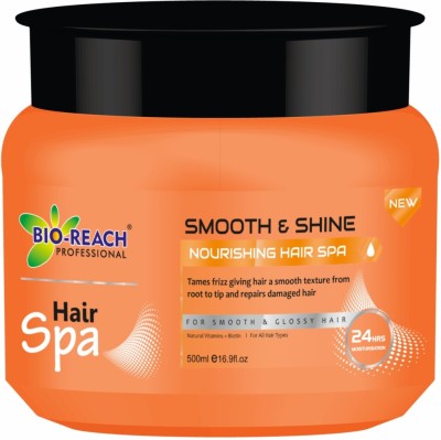 Bio Reach SMOOTH & SHINE NOURISHING HAIR SPA FOR SMOOTH & GLOSSY HAIR(500 ml)