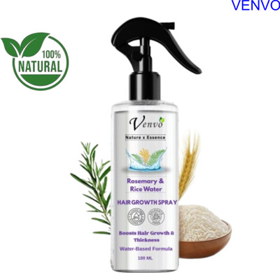 venvo Rosemary Water Hair Spray for Smooth Hair & Shine Care(100 ml)