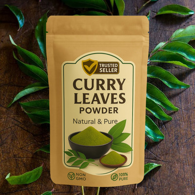 ShakalyaVeda Curry Leaf Powder – Sun Dried Karuveppilai for Long, Strong Hair(100 g)