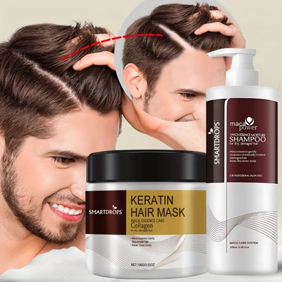 smartdrops Keratin Hair Mask & Shampoo Combo for Clean and Soft Hair | Hair Care Combo(2 Items in the set)