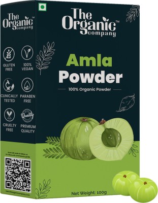 The Organic Company Pure Amla Powder For Hair Growth, Skin care, Drink, Eat(100 g)