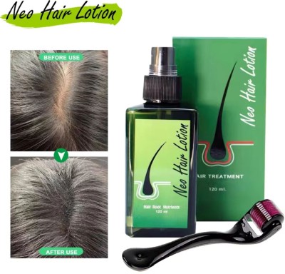 neo hair lotion For Hair Growth Treatment With Titanium Needle(120 ml)
