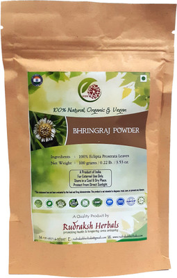 RUDRAKSHHERBALS BHRINGRAJ POWDER(100 g)