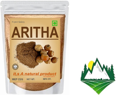 Rideena Natural Baq Aritha/Reetha Powder For Hair Growth(200 g)