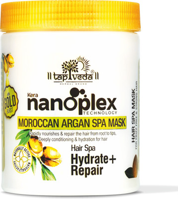 tapveda Kera Nanoplex Technology Moroccan Argan Hair Spa Mask For Nourish & Repair(900 ml)