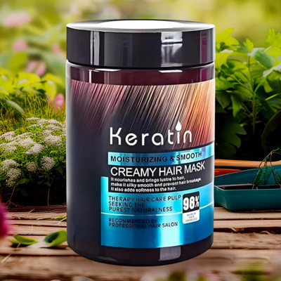 Deeparth Professional Keratin Moisturizing & Smooth Hair Mask Cream -/1pic(800 ml)