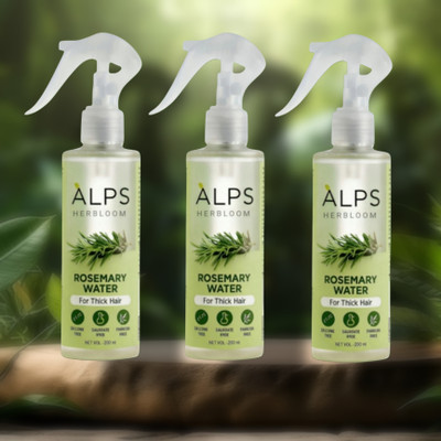 HERBLOOM Apls rosemary water spray For Faster Hair Growth & Strong hair_(set of_3)(300 ml)