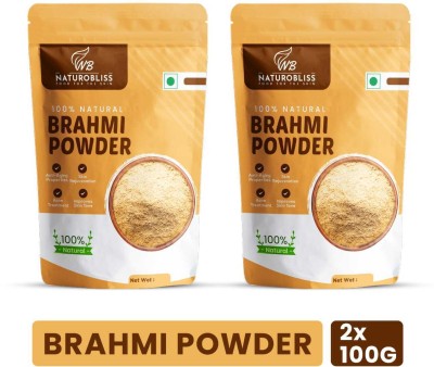 NaturoBliss Pure Brahmi Powder for Hair Care, Hair Growth,Control Hair Fall 100G (Pack of 2)(200 g)