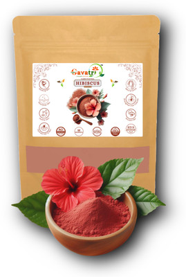 Gavatri Classic And Natural Hibiscus Flower Powder For Hair & Skin Care 1 Kg(1000 g)