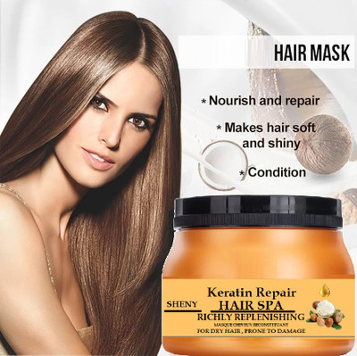 Sheny KERATIN Hair Spa Cream For Smoothing Hair Solution(200 ml)