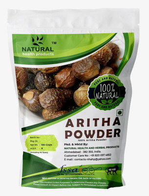 Natural health Products Gentle Hair Cleansing with Aritha: The Herbal Way Natural Way to wash Hair(100 g)