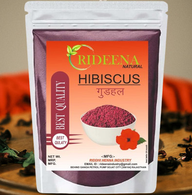 Rideena Baq Natural Hibiscus Powder For Hair Growth(400 g)