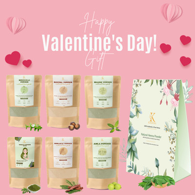 KIMAYRA Amla/Bharmi/Bhrigraj/Shikakai/Reetha/Indigo/Herbal Heena Powder -Hair Care Combo(650 g)