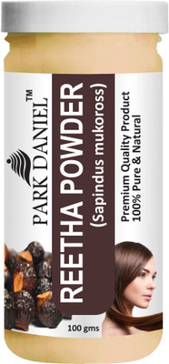 PARK DANIEL Premium Reetha Powder - For Silky & Smooth Hairs (100 gms)(100 g)