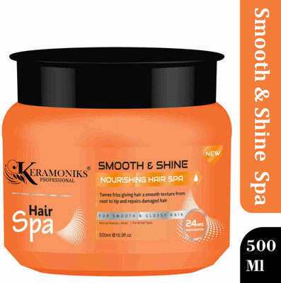 Keramoniks Nourishing Smooth And Shine Hair Spa Make your hair more Smooth(500 ml)