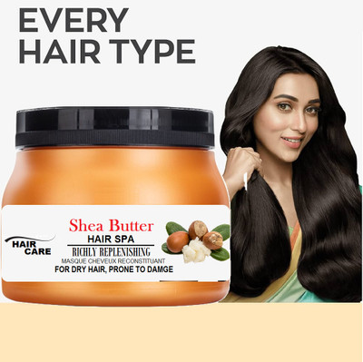 KAIASHA Shea butter Smoothing Hair Spa Cream | Smoothness Hair pack of 1(200 ml)