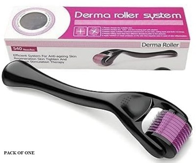 Piru Derma roller with 540 (0.5mm) Needles For hair regrowth needle roller(200 g)