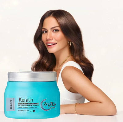 PERLENTE Mask Cream for Dry & Damaged Hair with Moisture(400 ml)