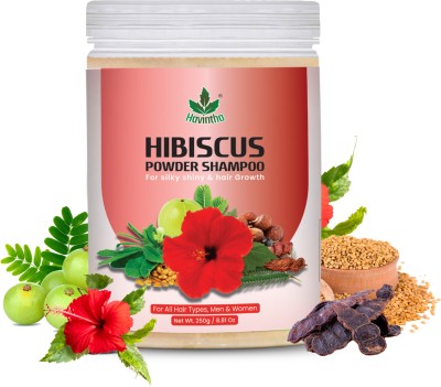 Havintha Natural Hibiscus Shampoo for Hair | Silky Shiny, Hair Growth & Clean Scalp(250 g)