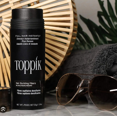 Maree TOPPIK Hair Building Fibers Black Covers Thinning Hair Instantly(27.5 g)
