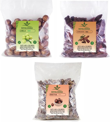 Royalvenna Amla Aritha Shikakai Raw 100 Gm EACH 300 gM(1 g)
