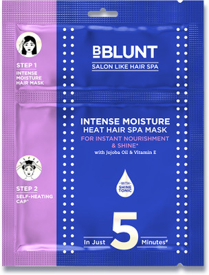 BBlunt Intense Moisture Heat Hair Spa Mask with Jojoba Oil & VitaminE-(70 g)