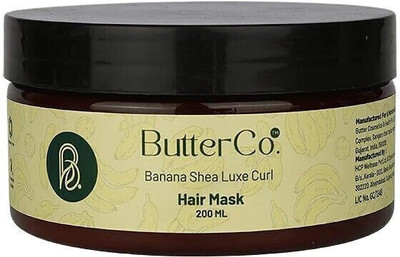 Butterco Curl Hair Mask For Curly Hair Get Bouncy Curls With Enriched Shea Butter 200ml(200 ml)