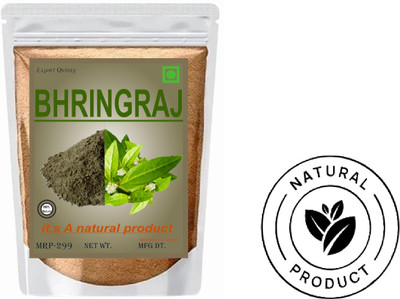 Rideena Natural Bhringraj Powder For Hair Growth(600 g)