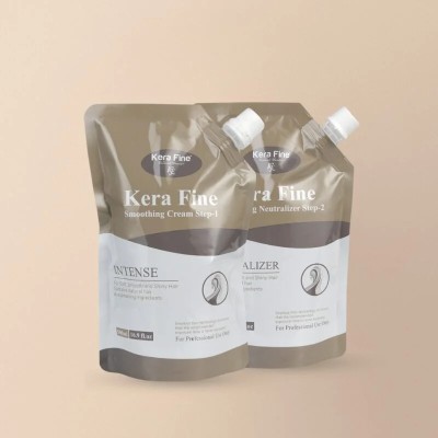 KERA FINE SMOOTHING AND STRAIGHTING CREAM SET OF 2 (1000 ml)(1000 g)