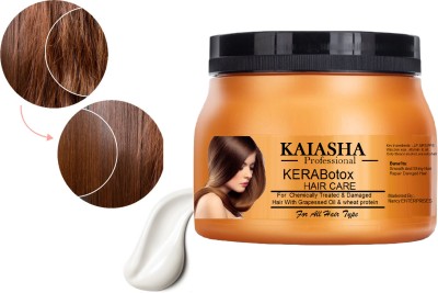 KAIASHA Argan Oil Hair Mask for dry & frizzy hair with and Hair Mask for smoothing hair(400 g)